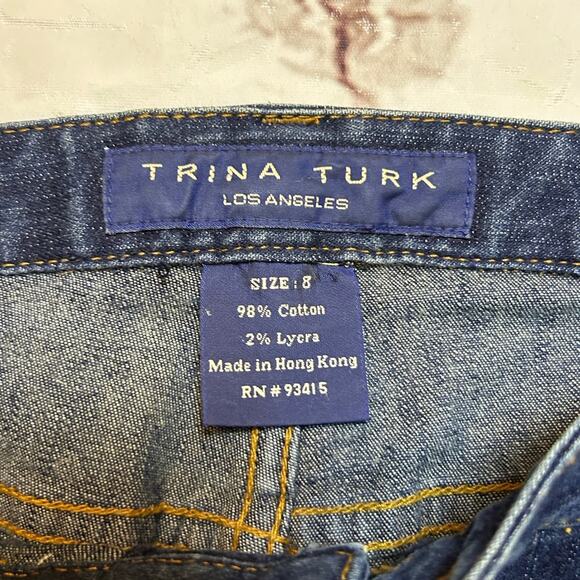 Trina Turk Jeans Nondistressed Size 8 Designer Style 93415 - Picture 3 of 8